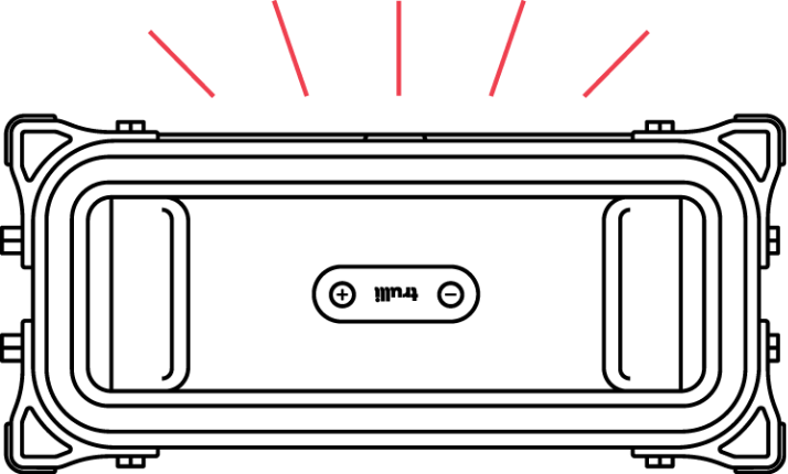 A black background with red lines

Description automatically generated